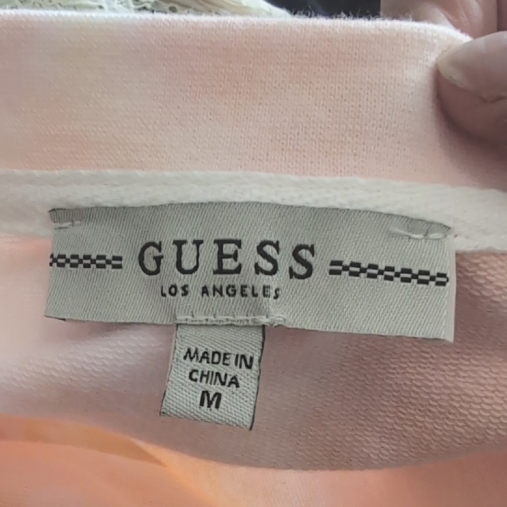 Guess Pastel Pink Logo Sweatshirt - Picture 6 of 8